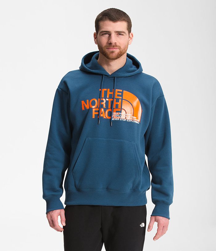 Sudadera Con Capucha The North Face Hombre Coordinates Pullover Azules - Peru 16207MIFJ